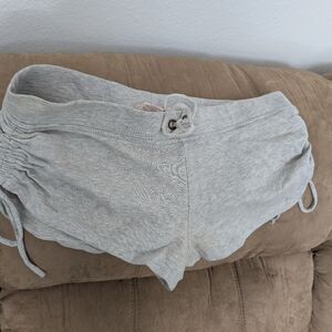 Gray Drawstring Shorts